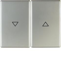 Berker 14357104 Rocker switch with imprint symbol arrow stainless steel Berker K.5