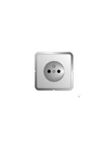 ELSO 2155011 socket insert 16A stainless steel effect