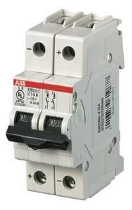 ABB Stotz-Kontakt S202UDC-Z15, circuit breaker Z-Char., 14 kA, 15 A, 2P, UL489, 2CDS272517R0458