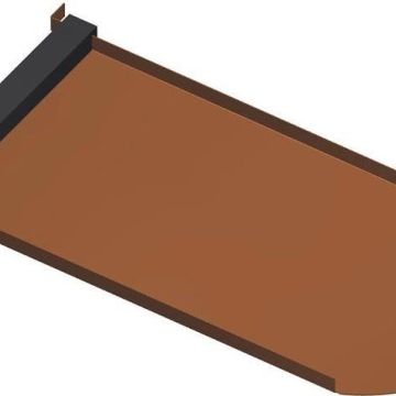 Schletter Solar 109016-008 Sheet metal replacement tile plain tile for BEZ Rapid Cu