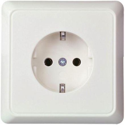 ELSO 255004 flush-mounted socket 16A RENOVATION completely pure white