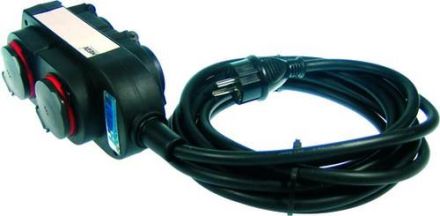 Hedi VK5NK4 5m neoprene rubber cable 3x1.5mm black extension cable