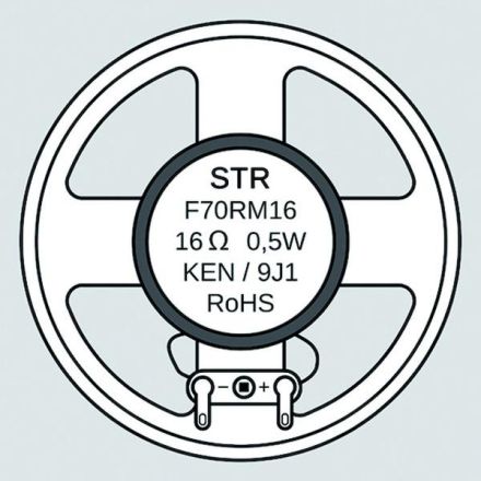 STR L 1 for TT/TS 70 mm loudspeaker, 80510