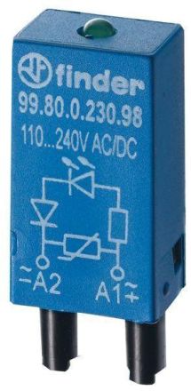 Finder 99.80.0.024.08 LED+Varistor EMC module