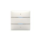 THEBEN iON 102 KNX push button sensor iON | 2-way | pure white glossy