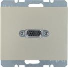 Berker 3315407004 VGA socket stainless steel, painted BerkerK.5