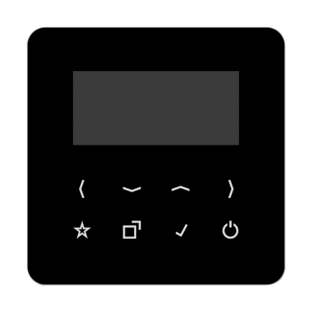 Jung DABCDBT-DISPSW DAB+ display for the Smart Radio DAB+ Bluetooth®, CD series, black