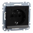 MERTEN MEG2304-0403 light outlet black matt system M socket SCHUKO