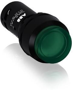 ABB Stotz-Kontakt CP4-13G-10 LED illuminated push button compact 1S green high snap.. LED 24V AC/DC