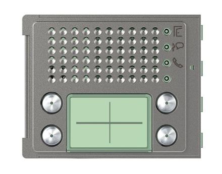 Bticino 351185 front panel SFERA Robur for loudspeaker LED 4RT-D ROBUR, (brass)