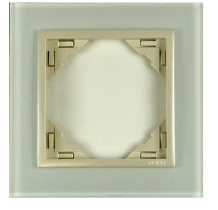 EFAPEL SINGLE FRAME CRISTAL/PEARL