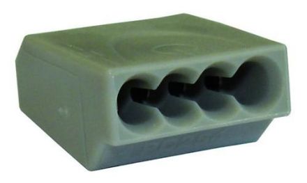 PROTEC.class 05102922 light terminal PSK 425 plug terminal 4x1.0-2.5mm grey (100pcs)