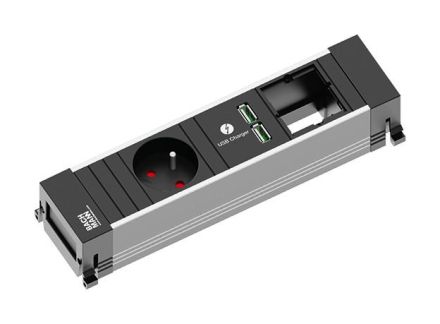 Bachmann 916.0042 power strip 1f aluminum 0.1m 35° IP20