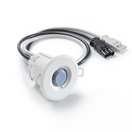 EsyLux EP10427879 presence detector PD-E-FLAT 360i/8 RW flush-mounted D:8m GST