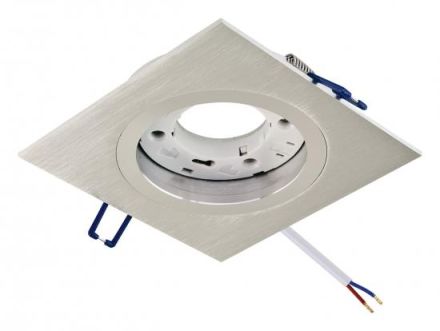 EVN 539414 quad. alu sat. GX53 max.9W 230V recessed ceiling spotlight