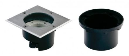 EVN 677410 square rigid GX53 9W recessed floor light