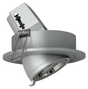 Megaman MT76802 LED recessed ceiling spotlight Malcom round GU10 silver without LM