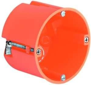 Kaiser 9068-03 T: 61mm orange for thin paneling. Cavity wall device junction box, 9068-03
