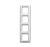 Busch-Jaeger 1724-914 cover frame, 4-way frame alpine white