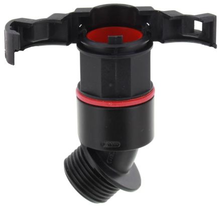 Wiska 10106958 EBF45-12-16-BK 45° plastic cable gland