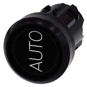 Siemens 3SU1001-0AB10-0AQ0 push button 22mm round black symbol car