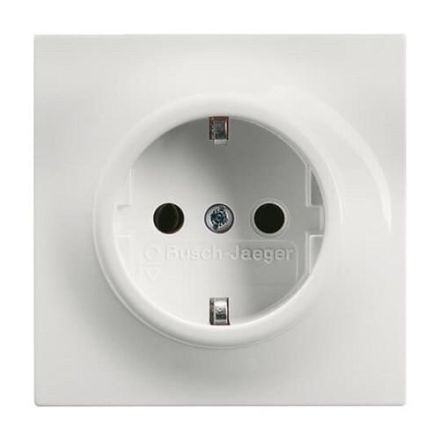 Busch-Jaeger 20 EUCKS-74 SCHUKO® socket insert, with increased contact protection alpine white