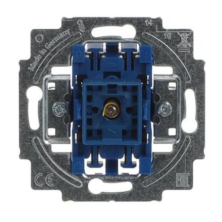 Busch-Jaeger 2000/2 UK rocker control switch insert, 2-pole, off switch