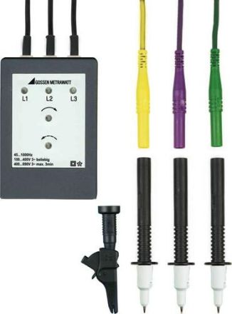 Gossen Metrawatt GTM5202000R0001 PhaseCop 2 rotary field direction indicator
