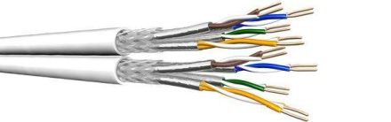 Draka Comteq Cat.7 SS26 S/FTP 2x4P LSHF 500DW data cable UC-Home DCA white