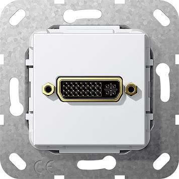 Gira 564503 DVI (24+5) cable breakout insert pure white