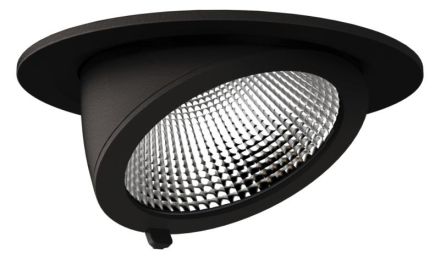 Ledxon 8100703 DLA1 18W 1917lm B30 15° black LED recessed ceiling spotlight