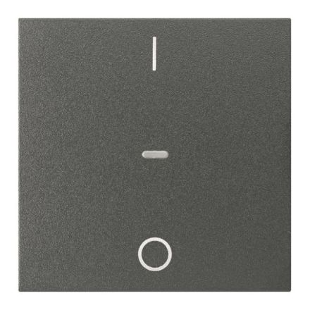 BERKER 80962285 Cover for push button sensor S.1/B.3/B.7 | 1-way, IO | matt anthracite