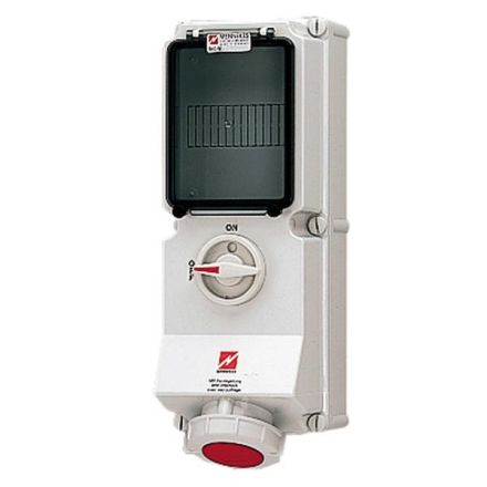 Mennekes 5630A DUO 16A 4-pole 6h 400V IP67 wall socket