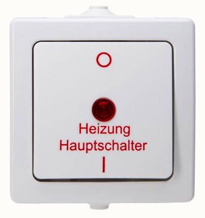Kopp 565302003 NAUTIC arctic white heating main switch
