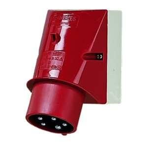Mennekes 21369 32A5P 6H400V IP44 wall plug