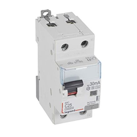 Legrand 411314 FI/LS switch DX3 C25 1+N 10KA 30MA AG