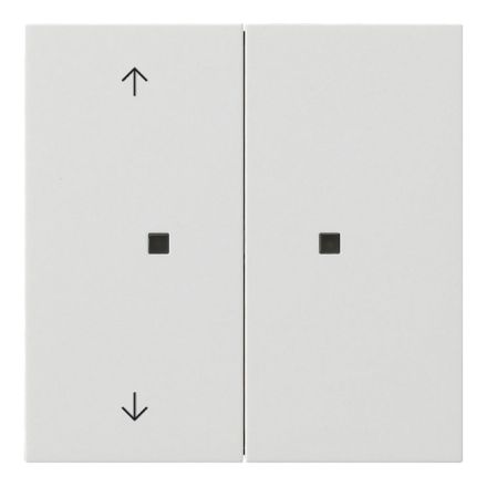 GIRA 5175112 KNX touch sensor surface switch | 2-way, arrows | pure white glossy