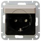 Kopp 914920000 with BS HK02 steel-colored SCHUKO socket