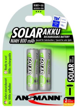 Hückmann 132942 Solar Mignon AA (PK=2pcs.) battery
