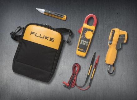 Beha Amprobe 4296076 Fluke 62MAX/323/1AC Kit Thermometer/Current Clamp Set