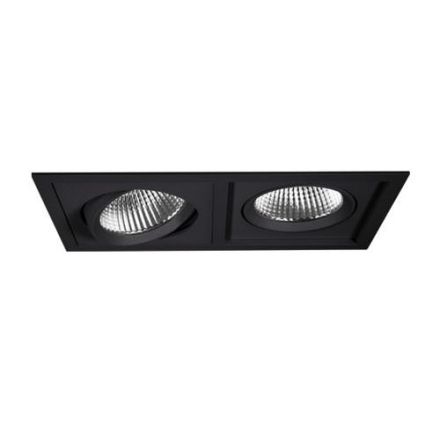LTS 619367 Scene 1 Passive. 4000K 35° with conv. black LED recessed ceiling spotlight