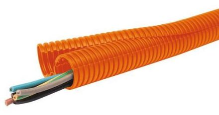 Fränkische Rohrwerke 3840000750 2PPSM-07O2.50 divisible orange corrugated pipe