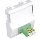 EFAPEL MOD W/COUPLER F/LC DUPLEX FO CONNECT-2 MOD WH