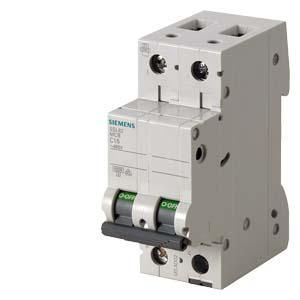 Siemens 5SL6216-6 miniature circuit breaker B16A 2-pole 6kA