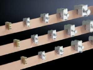 RITTAL 3455500 conductor connection terminal, round conductor 1-4 mm², 6-10 mm, pack of 15.