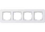 Gira 0214410 cover frame 4f Gira E3 pure white/pure white
