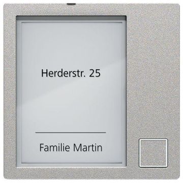 TCS AMI10911-0010 1 button silver bell button module