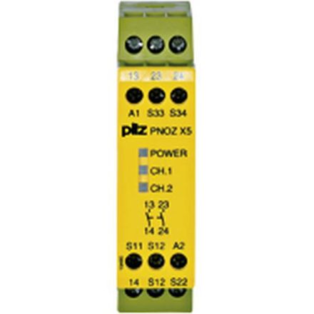 Pilz 774326 PNOZ X5 12VACDC 2n/o emergency stop relay