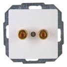 Kopp 921502085 PARIS 4mm arctic white speaker socket