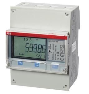 ABB Stotz-Kontakt B23 312-100 , B23 312-100 three-phase meter, RS485 silver, 3 phases, direct connection 65A , 2CMA100169R1000